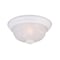 Designers Fountain 11in 2-Light White Ceiling Light Flush Mount 1257S-WH-AL - alternate 1